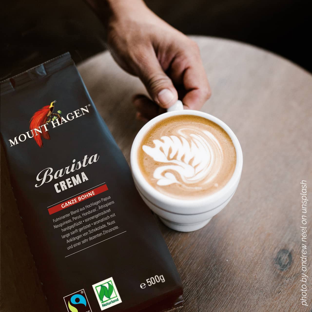 mount-hagen-barista-crema-500g-ganze-bohne-bio-fair image 1