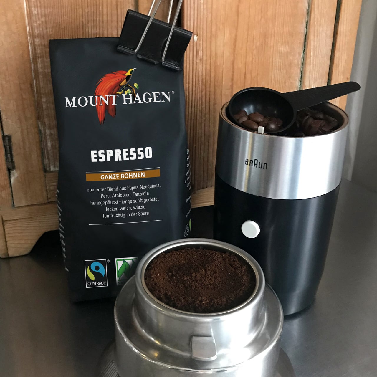 mount-hagen-espresso-250g-ganze-bohne-bio-fair image 1