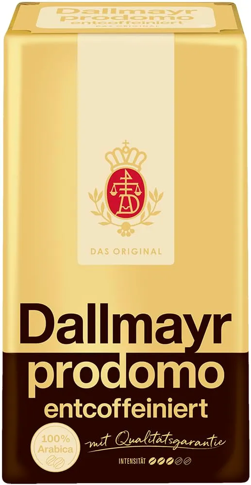 dallmayr-prodomo-entkoffeiniert-500g-gemahlener-arabica-kaffee-koffeinfrei image 1
