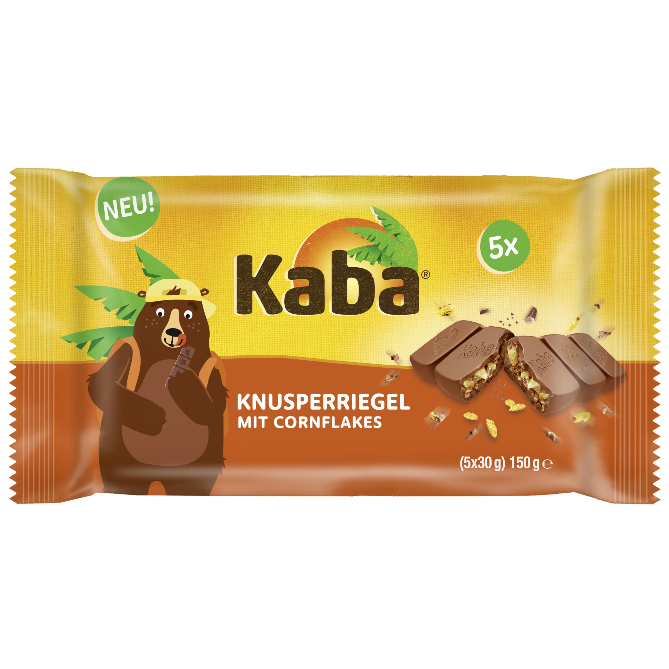 kaba-knusperriegel-5x30g-multipack-schokoriegel-mit-cornflakes-doppelpack image 7