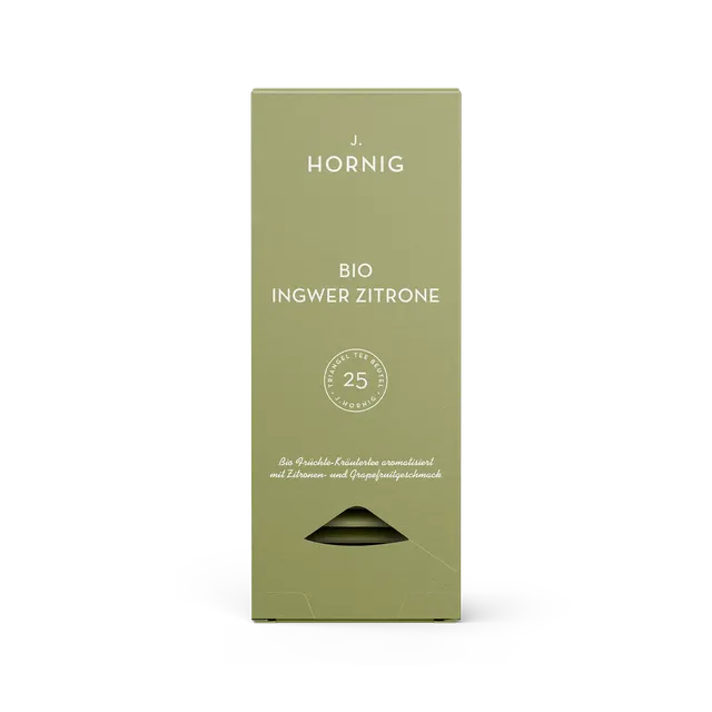 j-hornig-bio-ingwer-zitrone-tee-25-pyramidenbeutel image 1