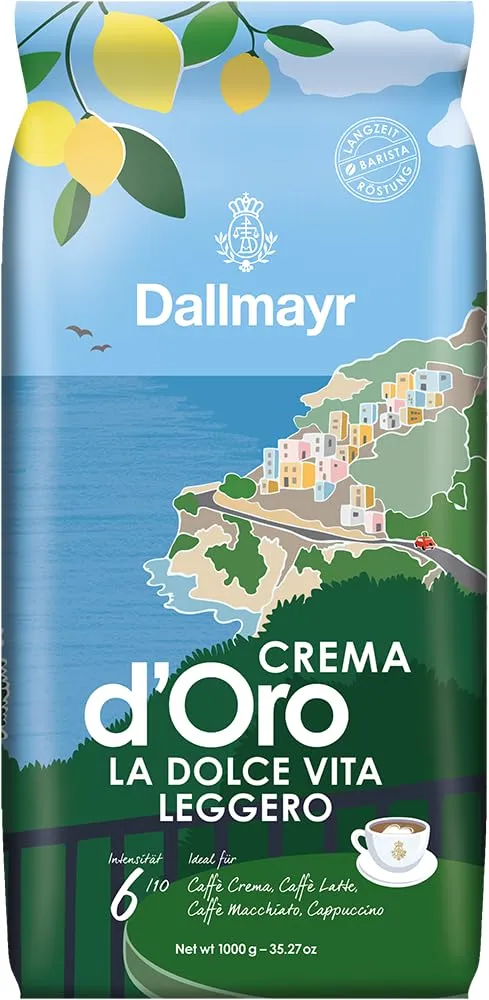dallmayr-crema-d-oro-la-dolce-vita-leggero-ganze-bohne-1000g image 1