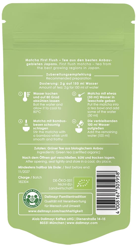 dallmayr-bio-matcha-tee-30g-doypack-japan-erste-ernte image 5
