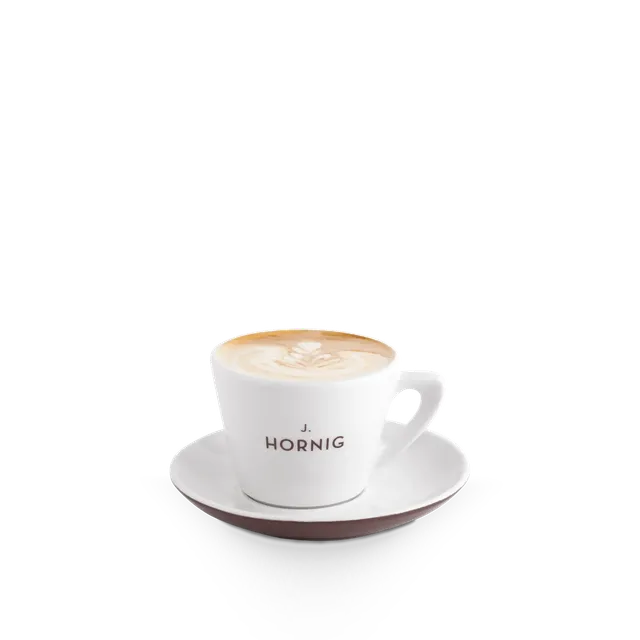 j-hornig-cappuccinotasse-mit-untertasse-braun-180-ml-porzellan image 1