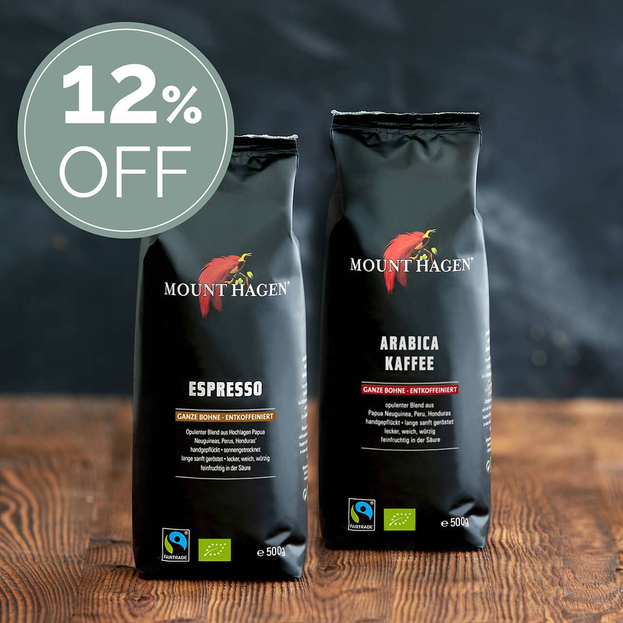 mount-hagen-decaf-probierpaket-entkoffeinierter-kaffee-ganze-bohne-1kg-bio-fair image 1