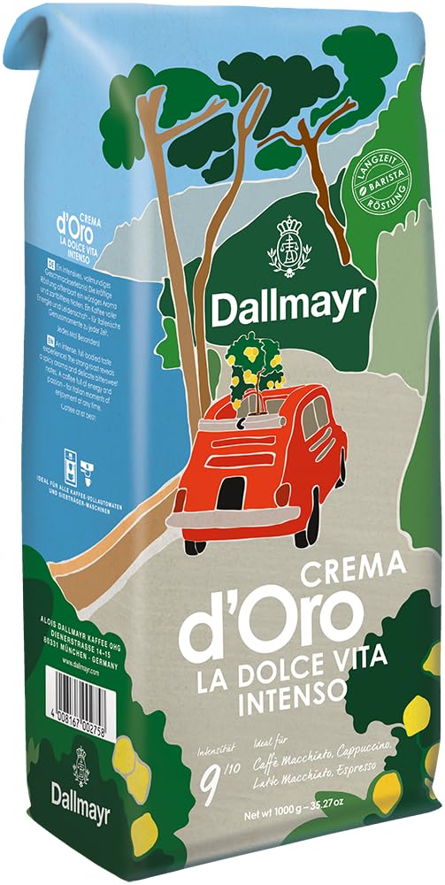 dallmayr-crema-d-oro-la-dolce-vita-intenso-1000g-ganze-bohne-intensit-t-9-10 image 2