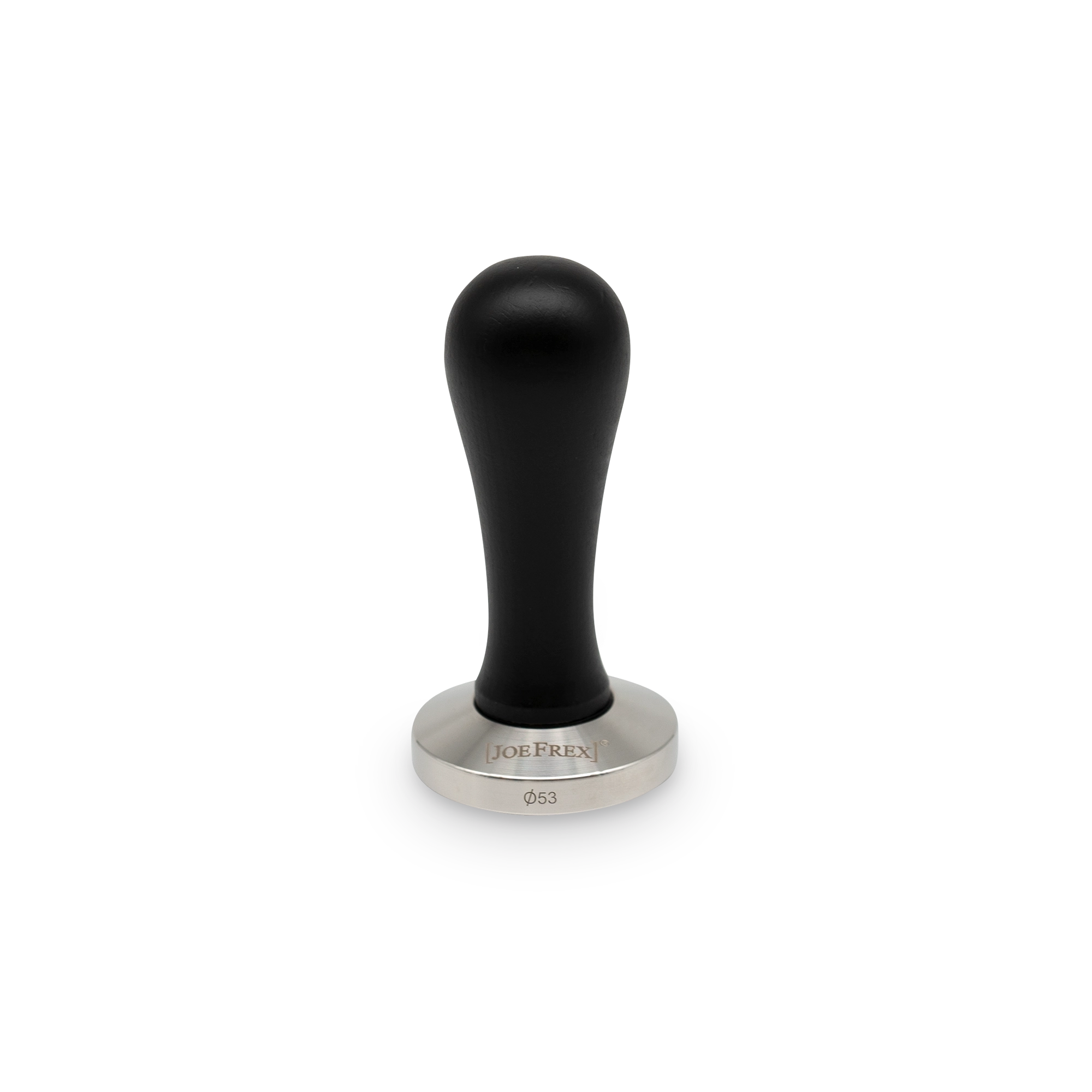 joefrex-tamper-elegance-espressostampfer-mit-schwarzem-buchenholzgriff image 1