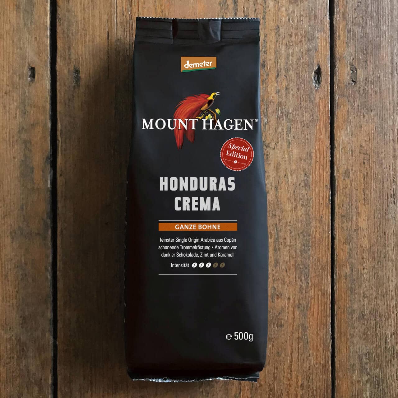 mount-hagen-honduras-crema-single-origin-demeter-kaffee-ganze-bohne-500g image 2