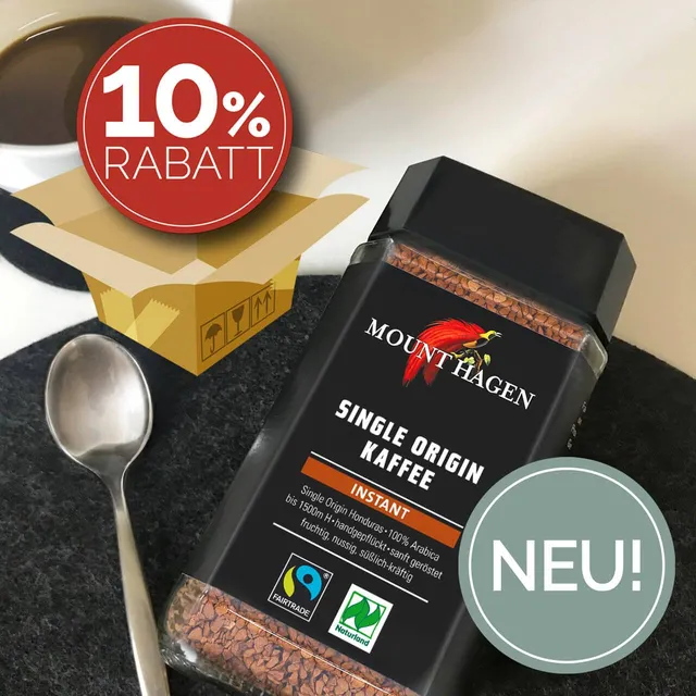 mount-hagen-honduras-kaffee-single-origin-instant-bio-fair-6x100g image 1