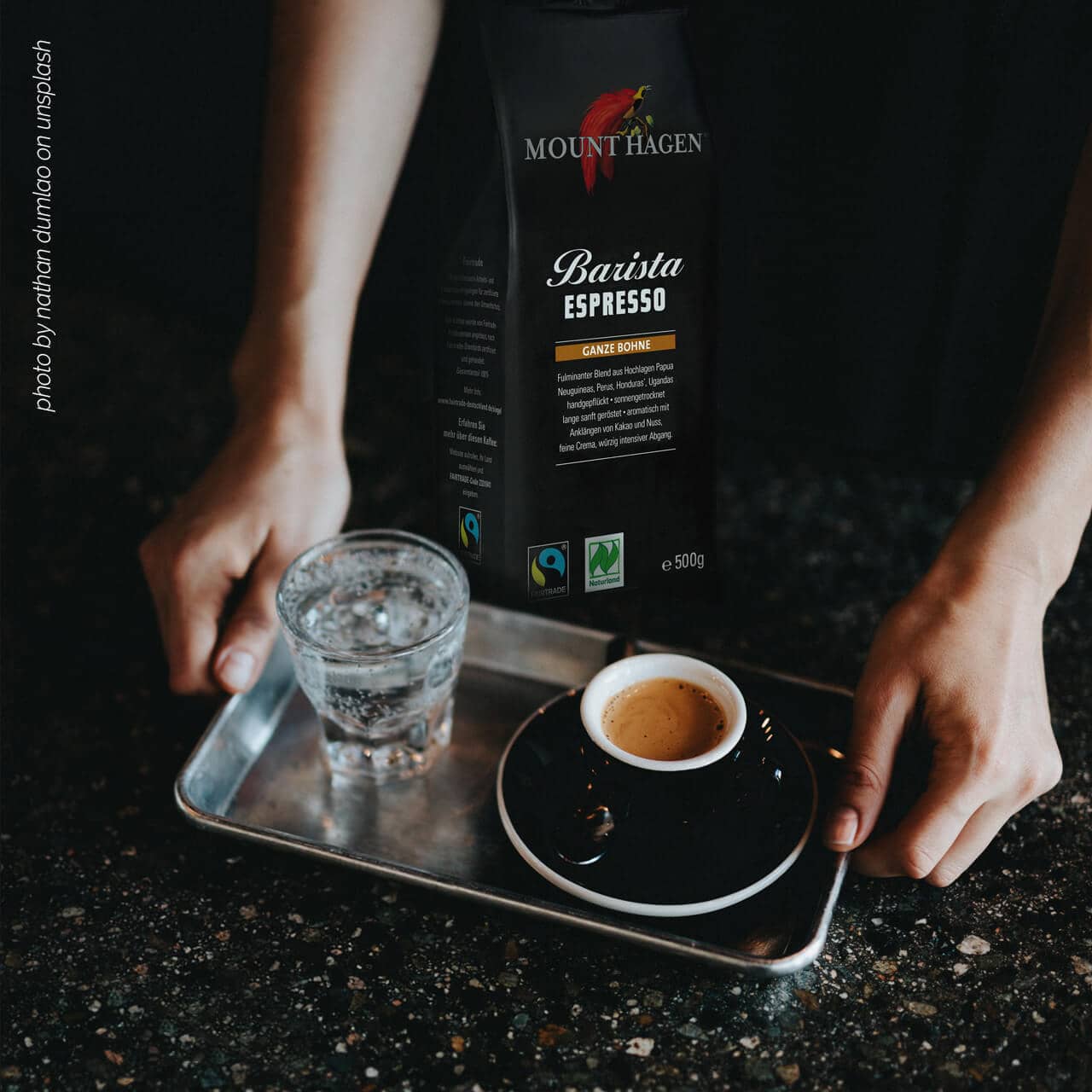 mount-hagen-barista-espresso-500g-ganze-bohne-bio-fair image 1