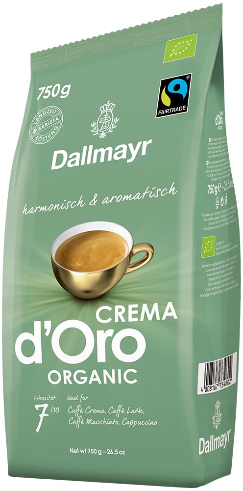 dallmayr-crema-d-oro-organic-750g-bio-kaffeebohnen-100-arabica-aus-peru image 2