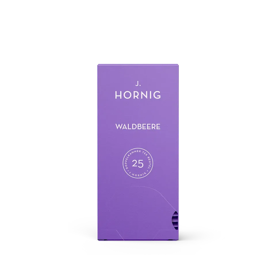 j-hornig-waldbeere-tee-vorratspackung-4x25-doppelkammerbeutel image 1