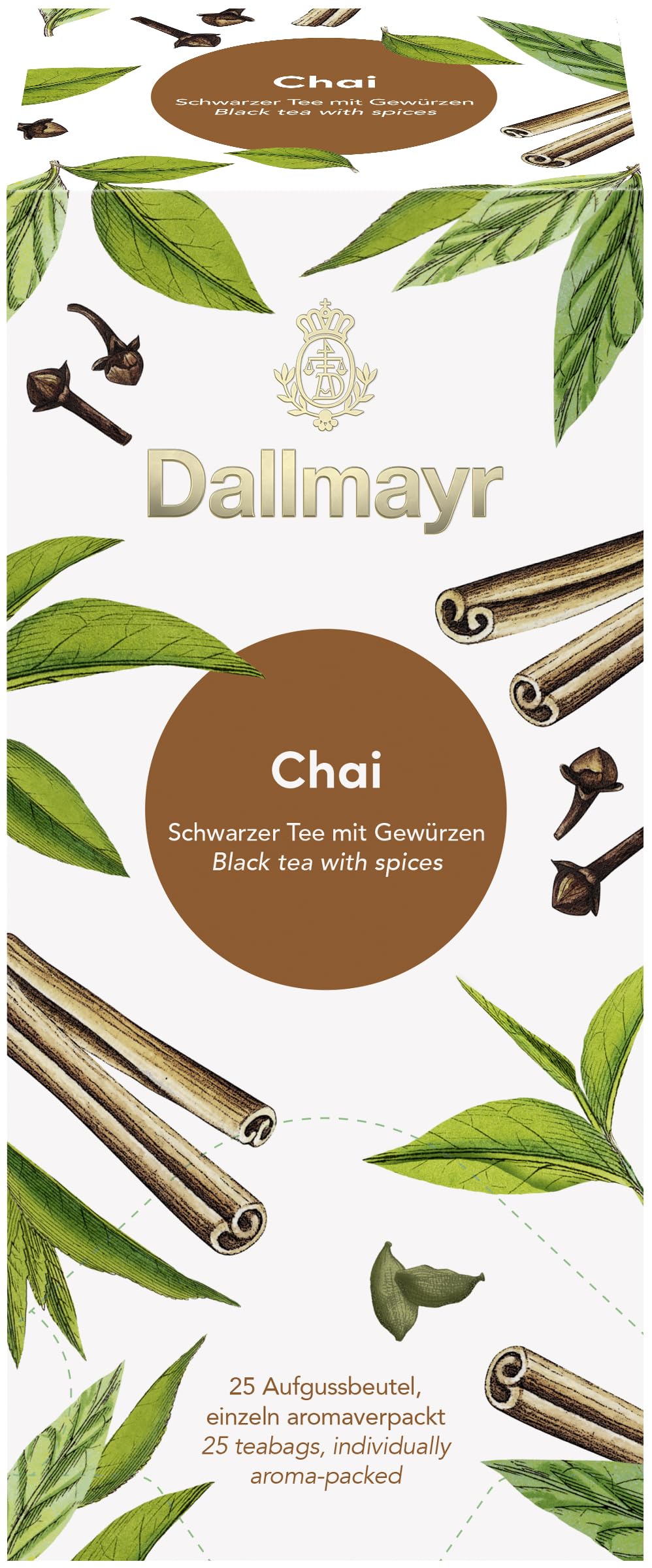 dallmayr-chai-aufgussbeutel-schwarzer-tee-25-beutel image 1