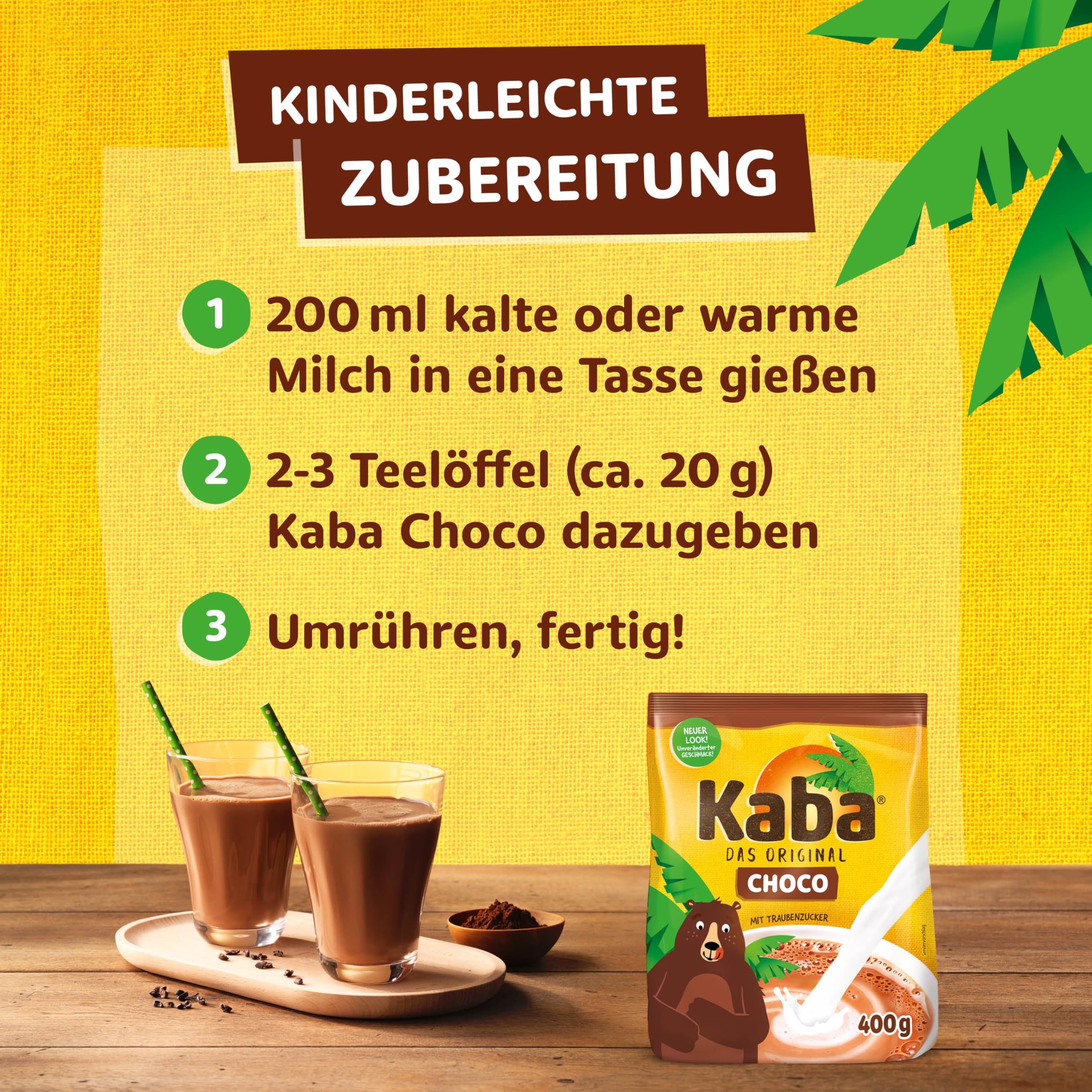 kaba-choco-trinkschokolade-kakaopulver-400g-beutel image 2