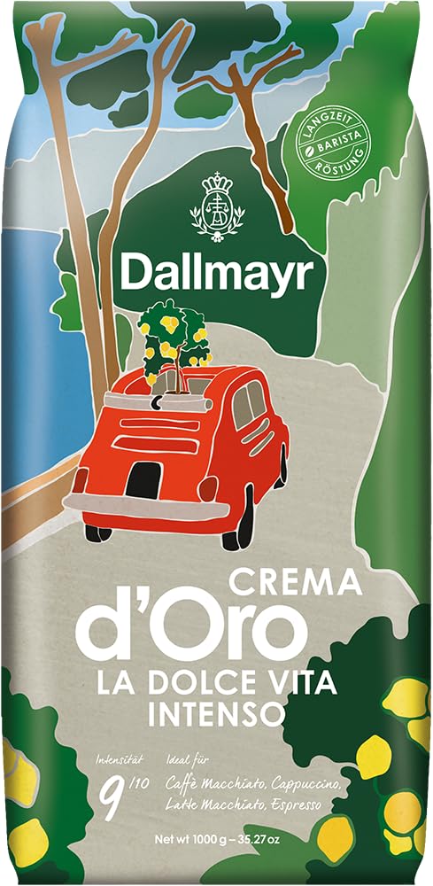 dallmayr-crema-d-oro-la-dolce-vita-intenso-1000g-ganze-bohne-intensit-t-9-10 image 1